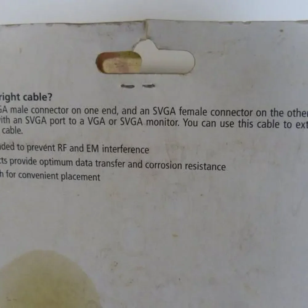 SVGA Extension cable 10ft male/female